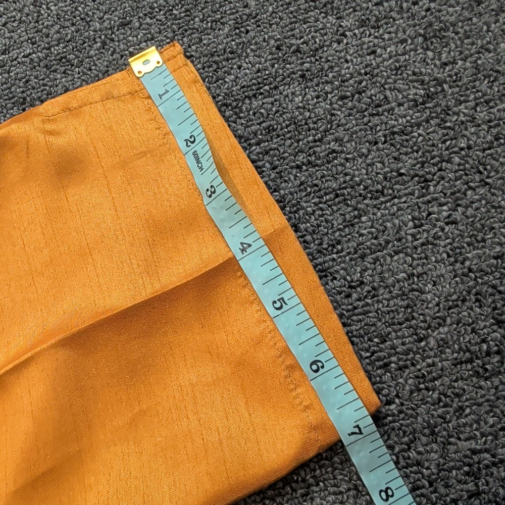 Selene Sport Womens Pants Size M Yellow Polyester Silk Look High Rise Boho VTG - Picture 6 of 8